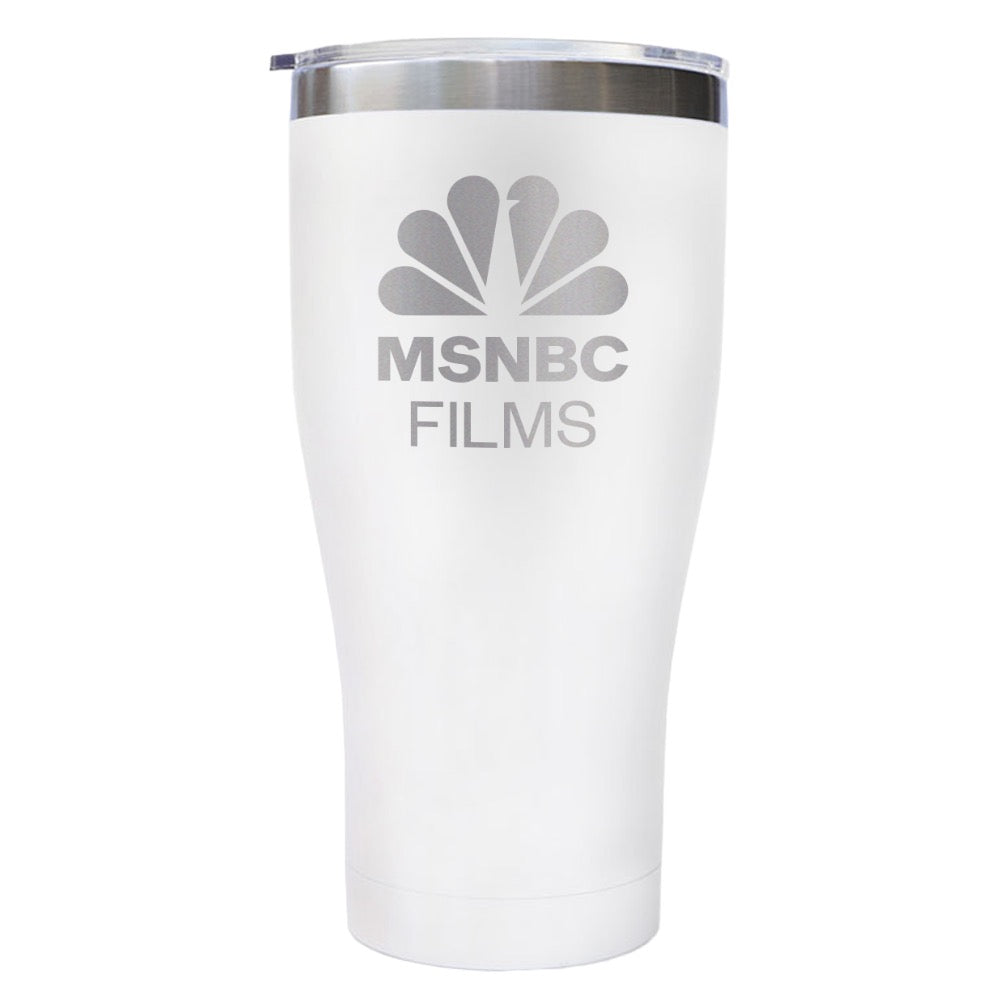 MSNBC Films Logo Stainless Steel Tumbler