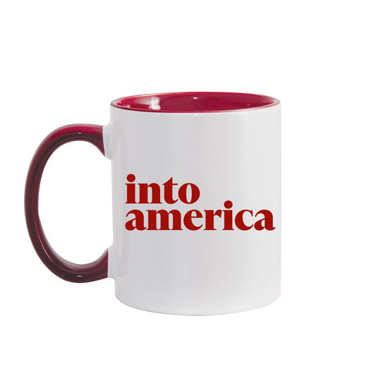 Into America Logo Two-Tone Mug