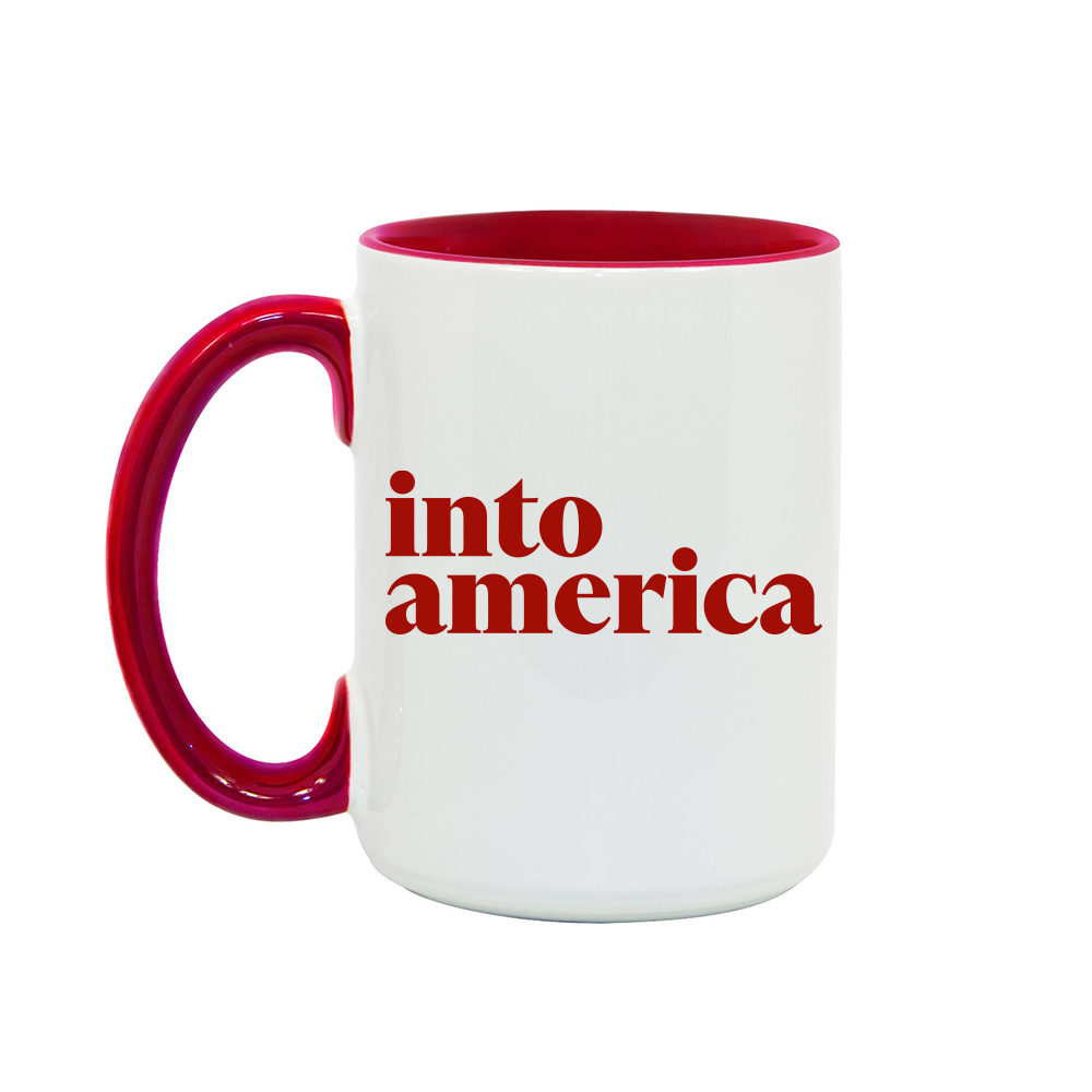 Into America Logo Two-Tone Mug