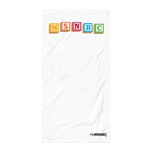 MSNBC Gear Baby Blocks Beach Towel