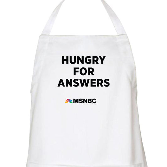 MSNBC Gear Hungry for Answers Apron - With Pockets