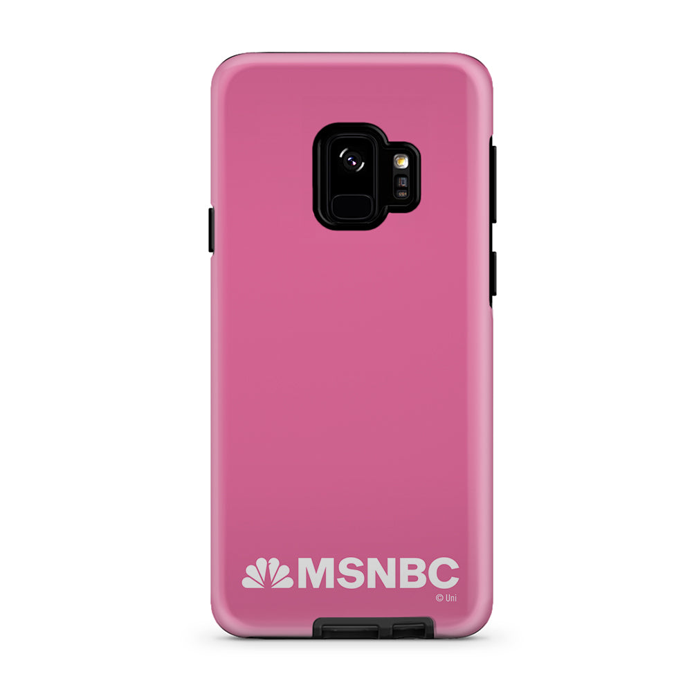 MSNBC Pink Logo Tough Phone Case
