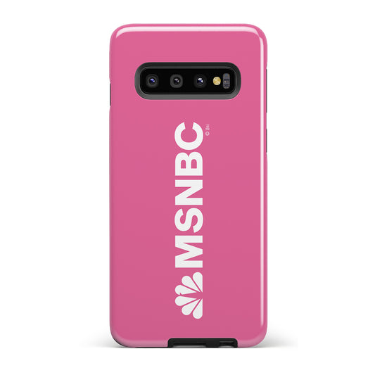 MSNBC Gear Pink Vertical Logo Tough Phone Case