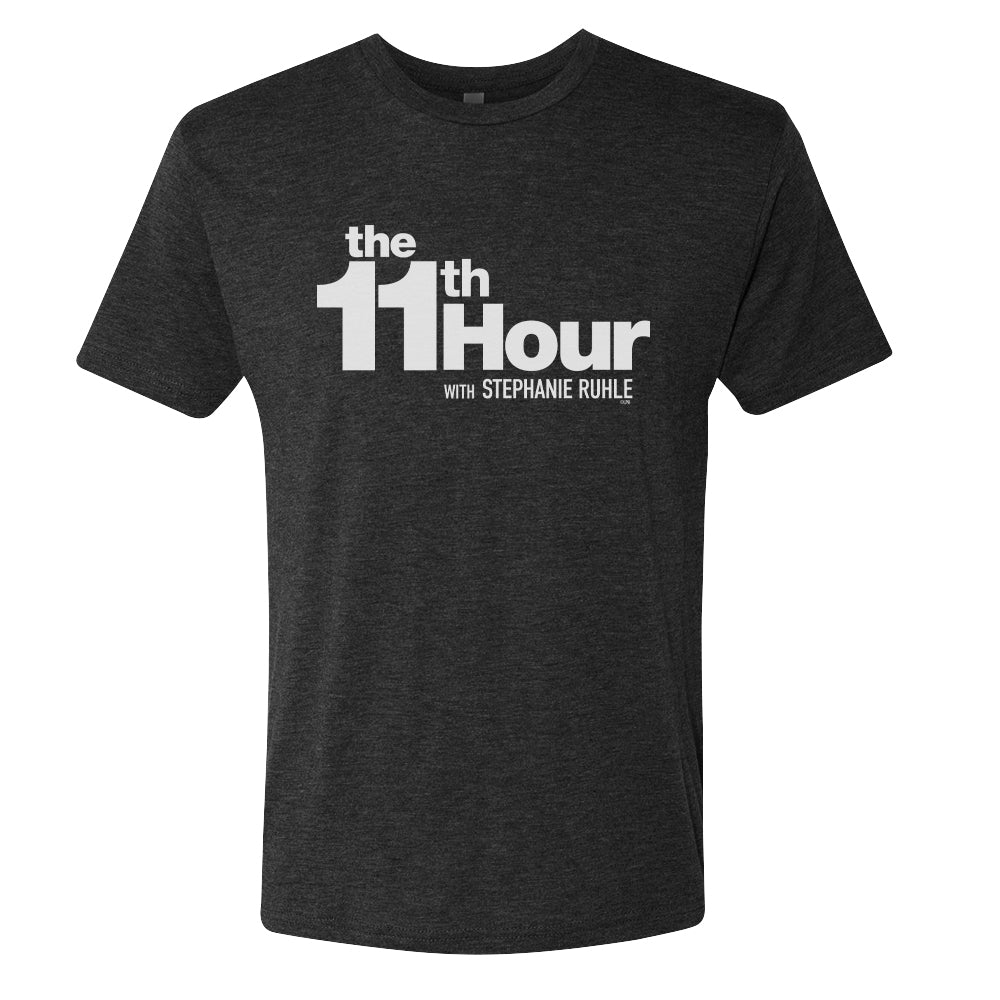 The 11th Hour with Stephanie Ruhle Logo Men's Tri-Blend T-Shirt