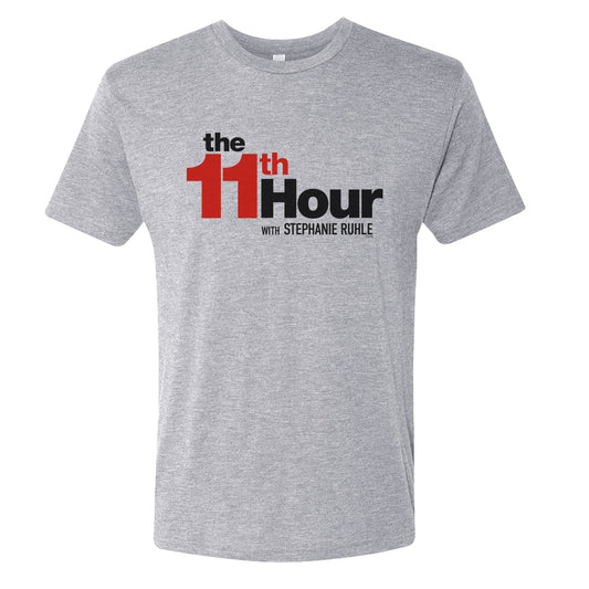 The 11th Hour with Stephanie Ruhle Logo Men's Tri-Blend T-Shirt