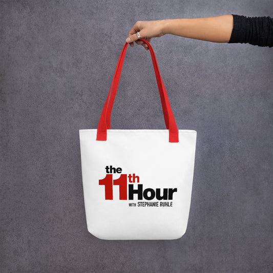 The 11th Hour with Stephanie Ruhle Logo Premium Tote Bag