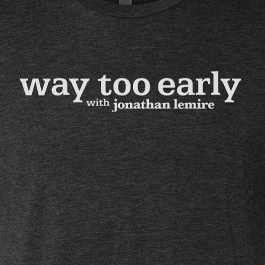 Way Too Early With Jonathan Lemire Logo Men's Tri-Blend T-Shirt