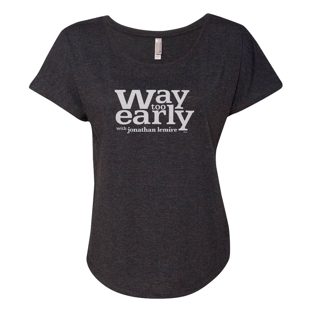 Way Too Early With Jonathan Lemire Logo Women's Tri-Blend T-Shirt