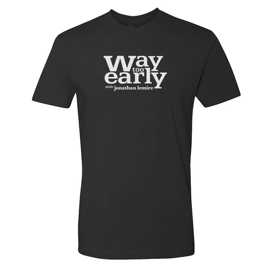 Way Too Early With Jonathan Lemire Logo Adult Short Sleeve T-Shirt