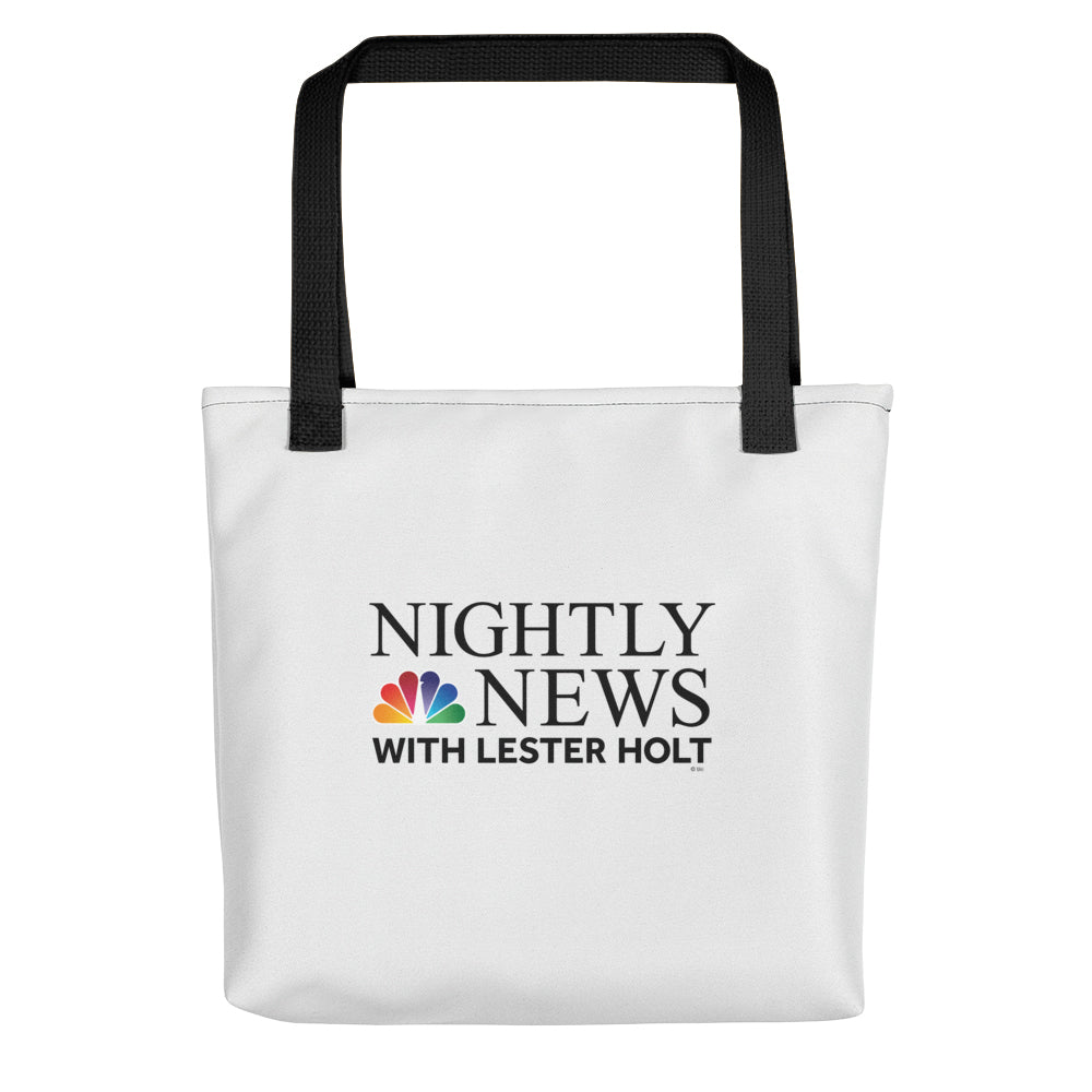 NBC Nightly News with Lester Holt Logo Premium Tote Bag
