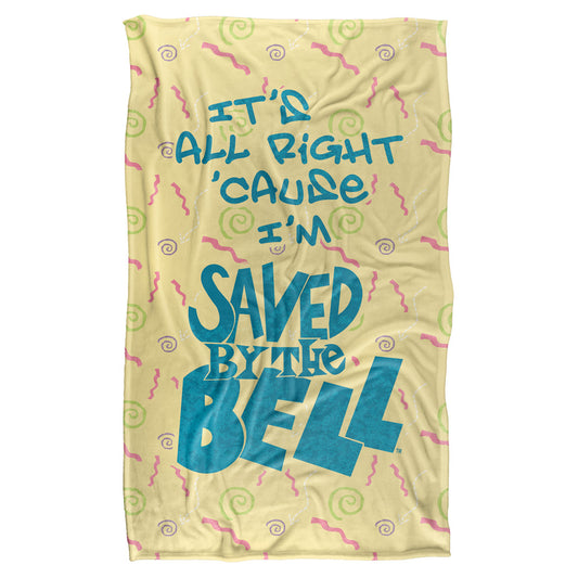Saved By The Bell It's All Right Fleece Blanket