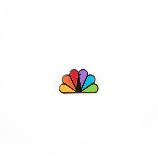 NBC Pintrill Peacock Logo Pin