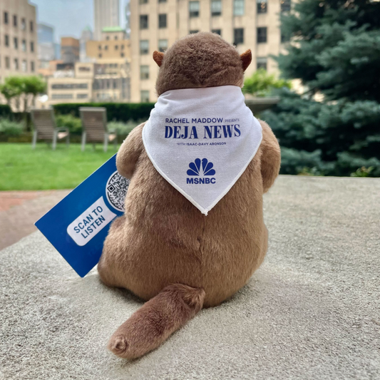 The Rachel Maddow Show Deja News Podcast Groundhog Stuffed Animal