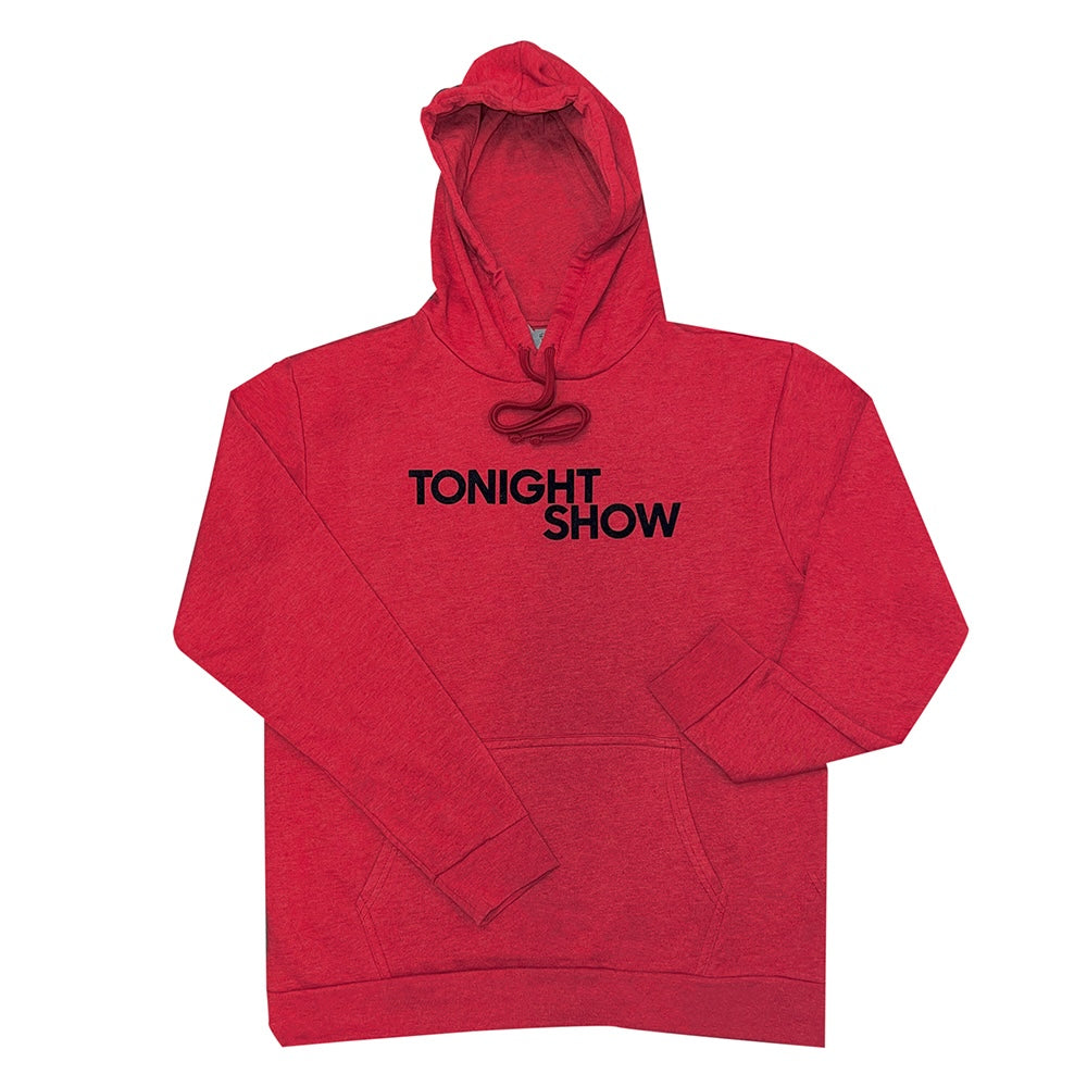Tonight Show Holiday Flocked Red Hoodie