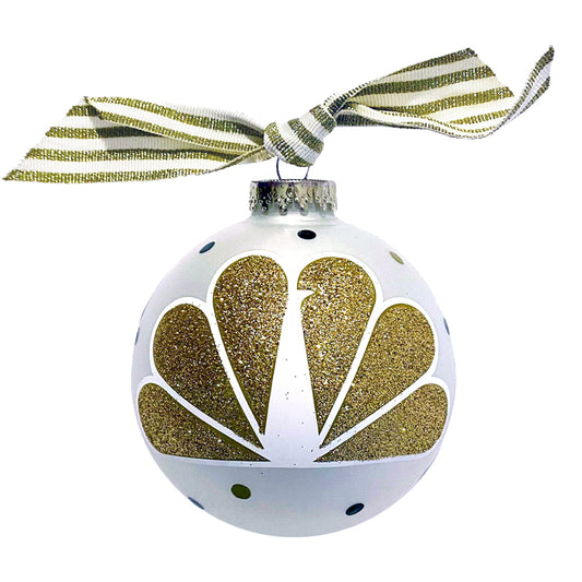 NBC Vintage Logo Glitter Ornament