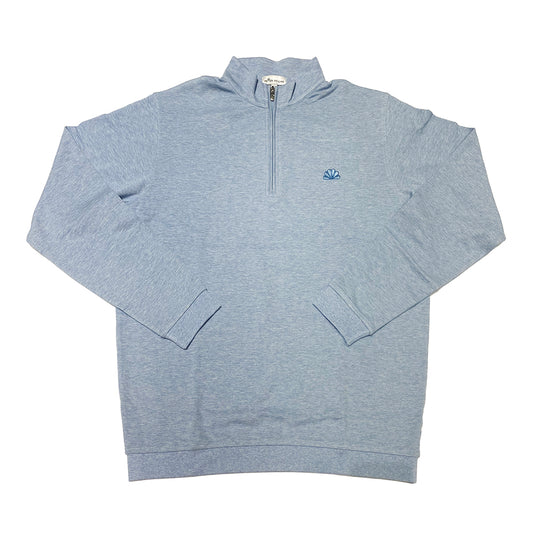 NBC x Peter Millar Men's Cottage Blue Quarter Zip