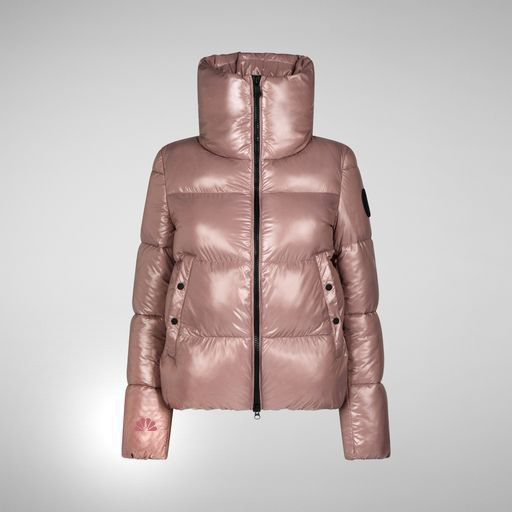 NBC x Save The Duck Women's Isla Pink Jacket NBC x Save The Duck Women's Isla Pink Jacket