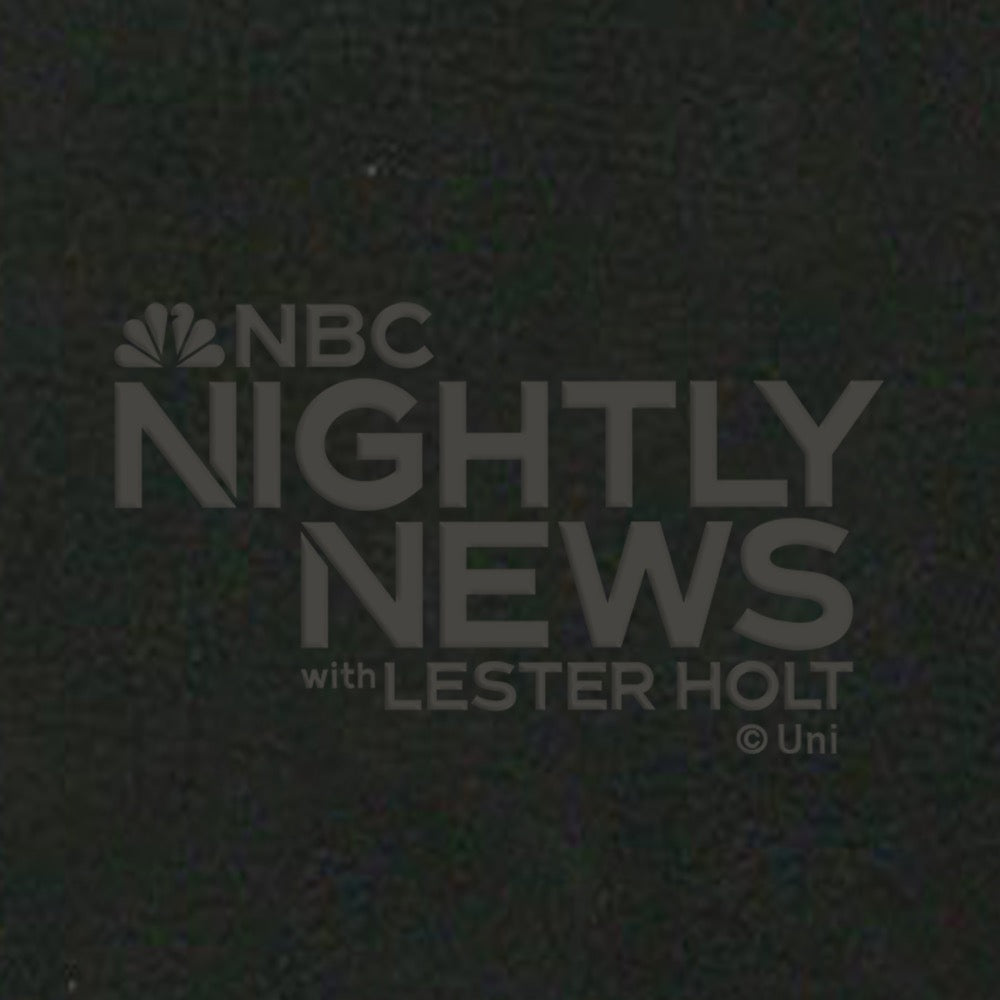 Nightly News Logo Leather Journal