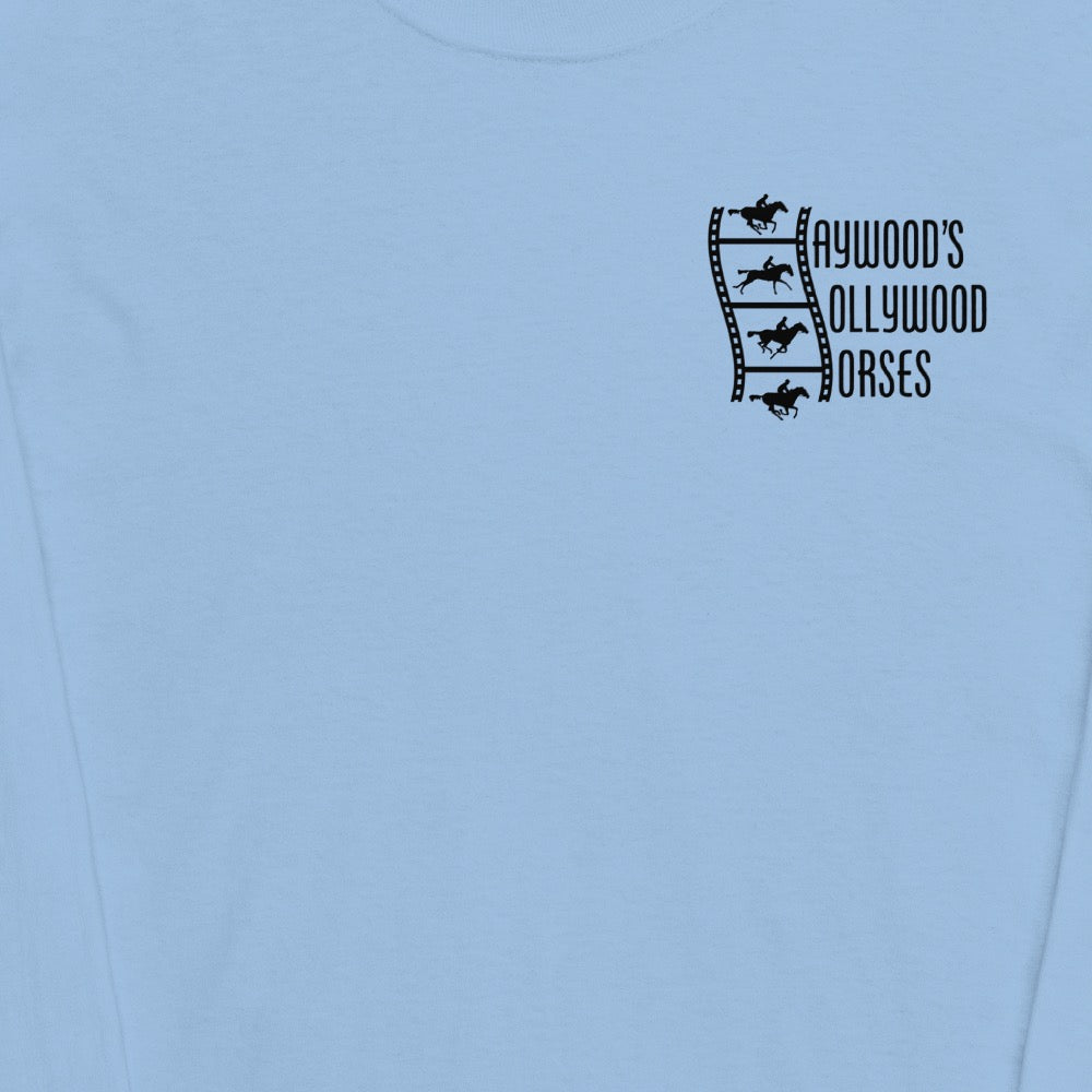 NOPE Haywood's Hollywood Horses Adult Long Sleeve T-Shirt