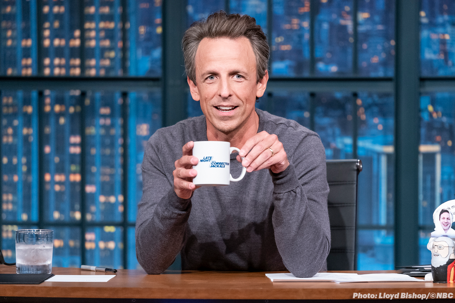 Late Night With Seth Meyers Corrections Mug