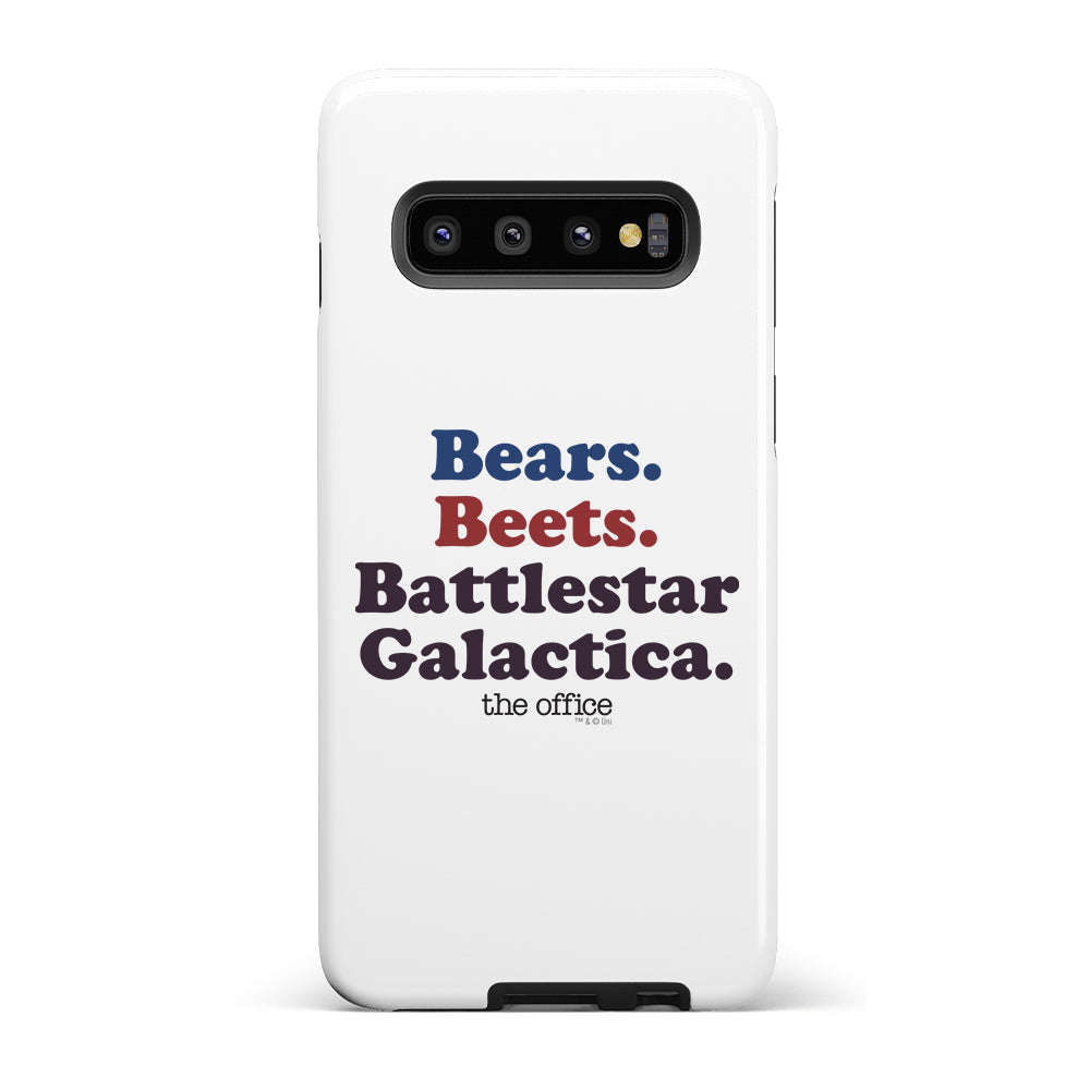The Office Bears. Beets. Battlestar Galactica Samsung Galaxy Tough Phone Case