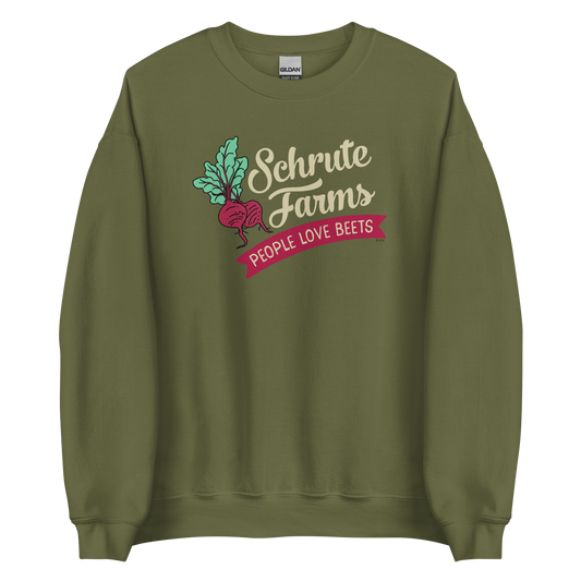 The Office Beets Motel Fleece Crewneck Sweatshirt