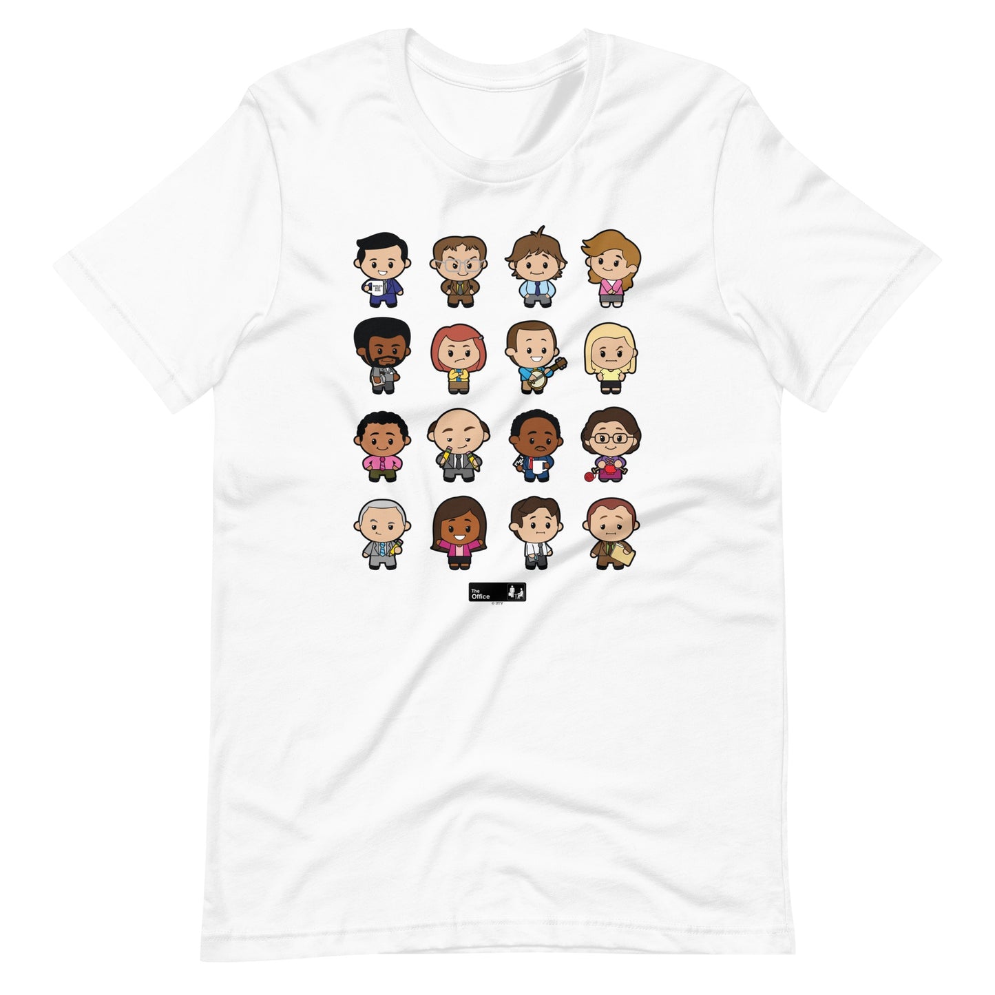 The Office Cute Collection Characters Adult Short Sleeve T-Shirt