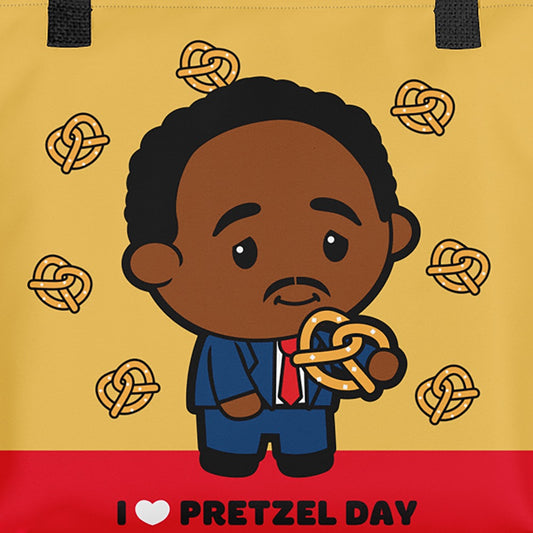The Office Cute Collection Pretzel Day Premium Tote Bag