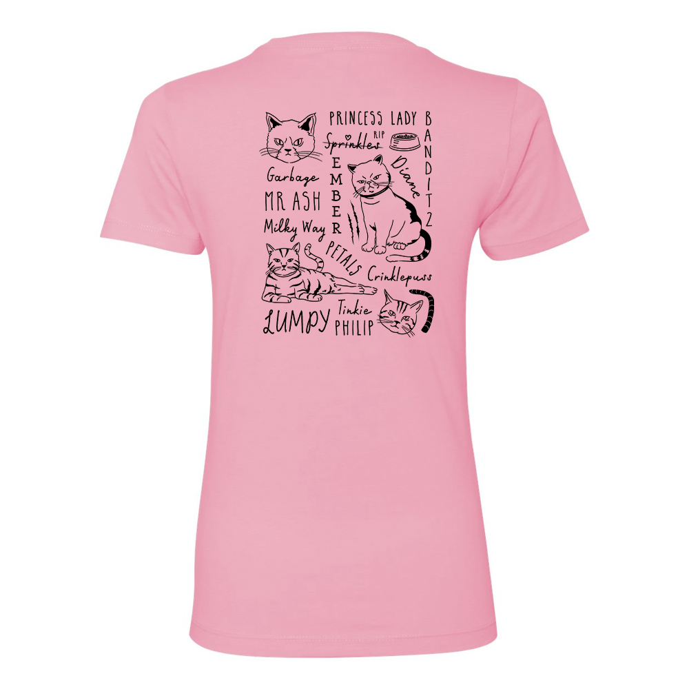 The Office Angela's Cat Mash-Up Women's Short Sleeve T-Shirt