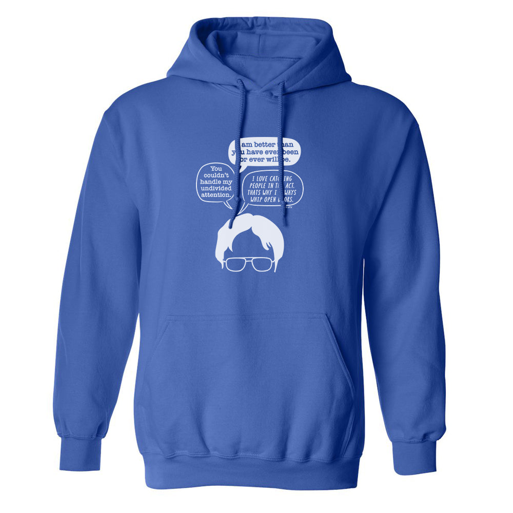 The Office Dwight Head Fleece Hooded Sweatshirt