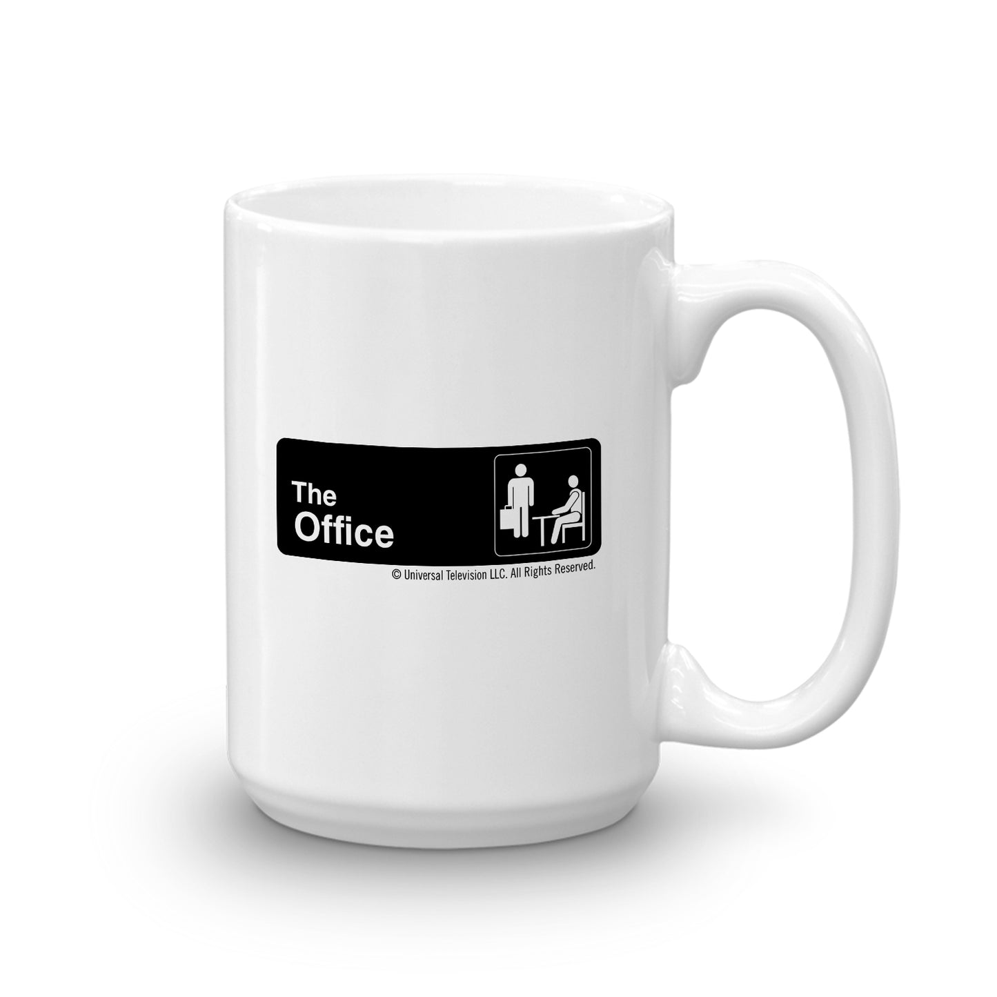 The Office Dwight Head White Mug