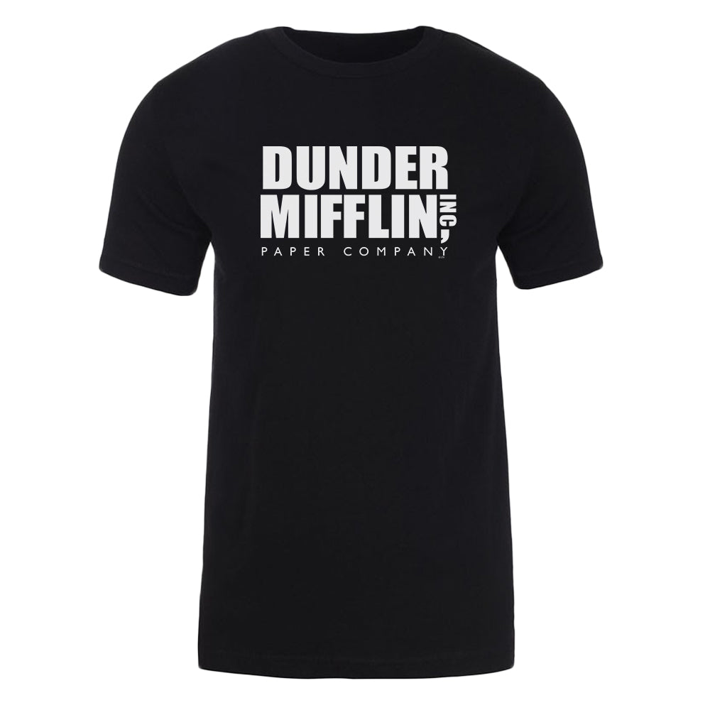 The Office Dunder Mifflin White Adult Short Sleeve T-Shirt