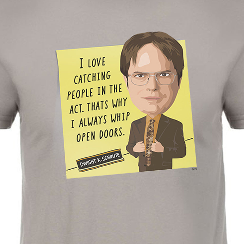 The Office Dwight Post-It Adult Short Sleeve T-Shirt