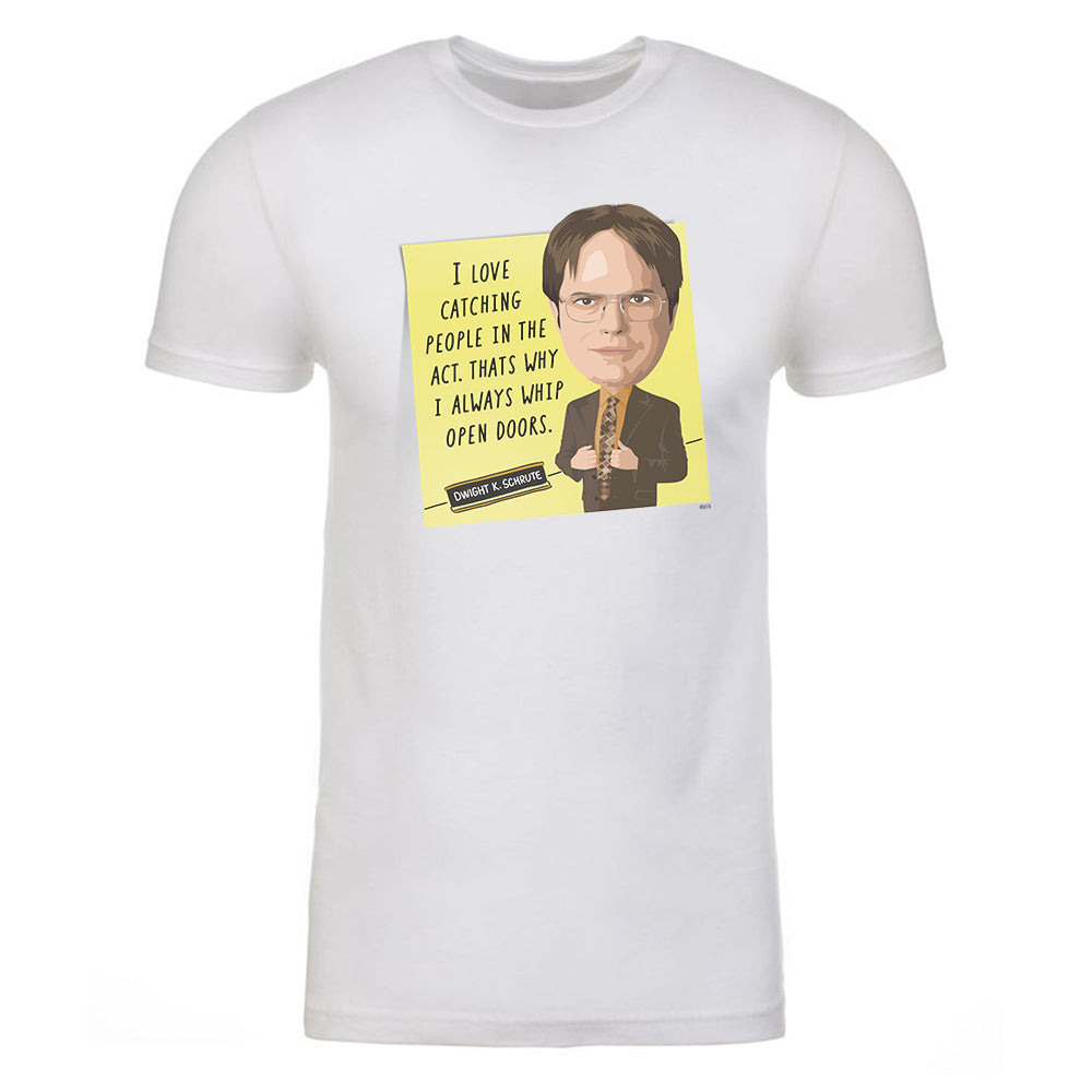 The Office Dwight Post-It Adult Short Sleeve T-Shirt