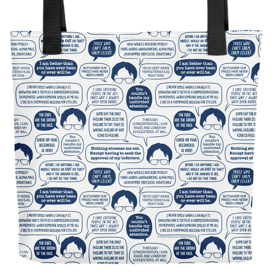 The Office Dwight Quotes Premium Tote Bag