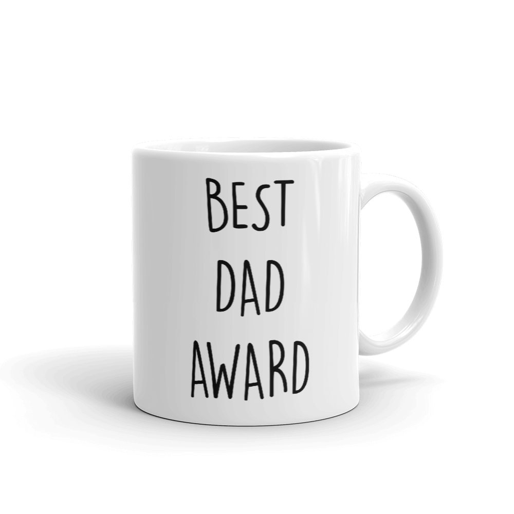 The Office Best Dad Dundie Award White Mug