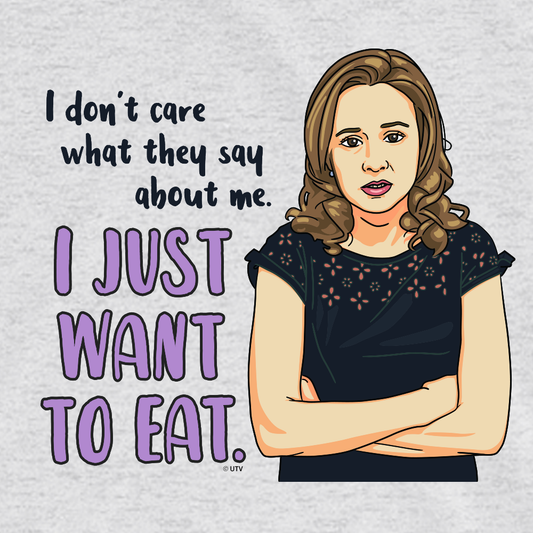 The Office I Just Want To Eat Women's Tri-Blend Short Sleeve T-Shirt