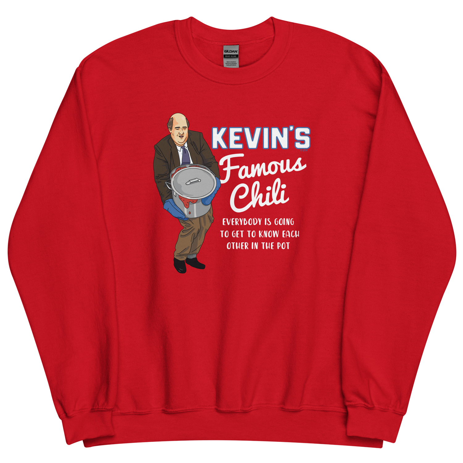 The Office Kevin's Famous Chili Fleece Crewneck Sweatshirt