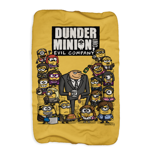 The Office Minions Sherpa Blanket