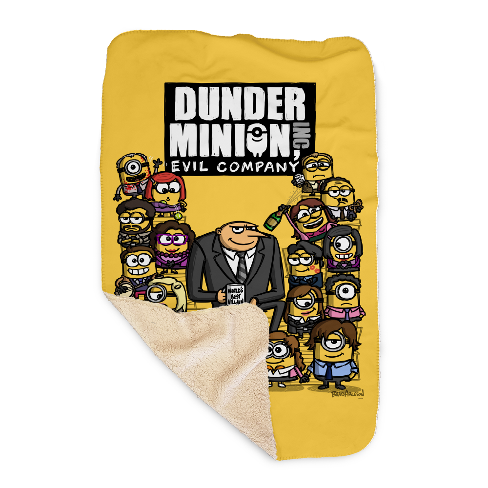 The Office Dunder Mifflin Sherpa Blanket
