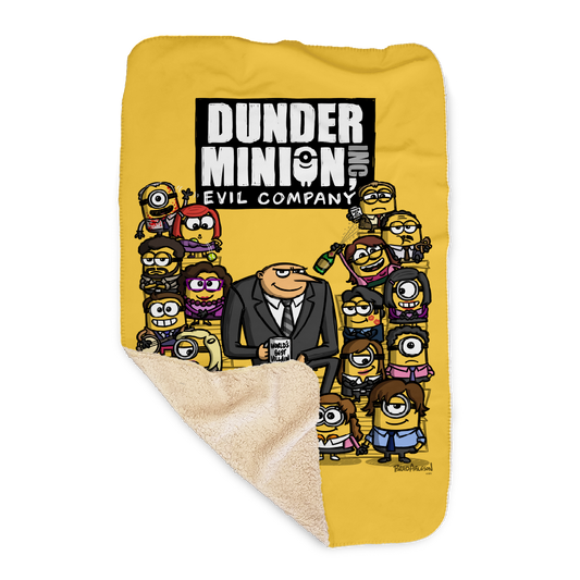 The Office Minions Sherpa Blanket