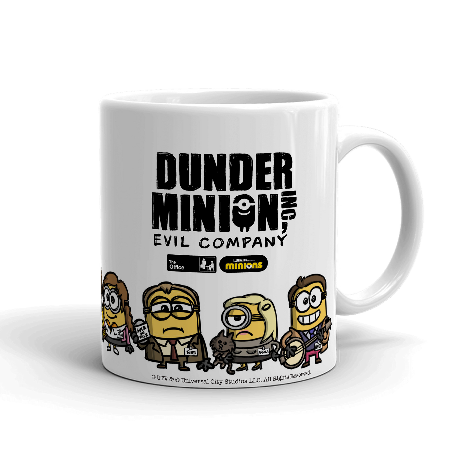The Office Minions White Mug