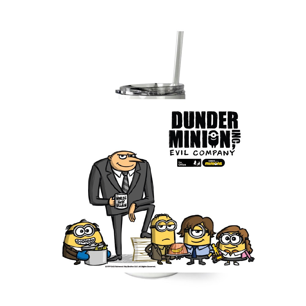 The Office X Minions Dunder Minion 20 oz Skinny Tumbler