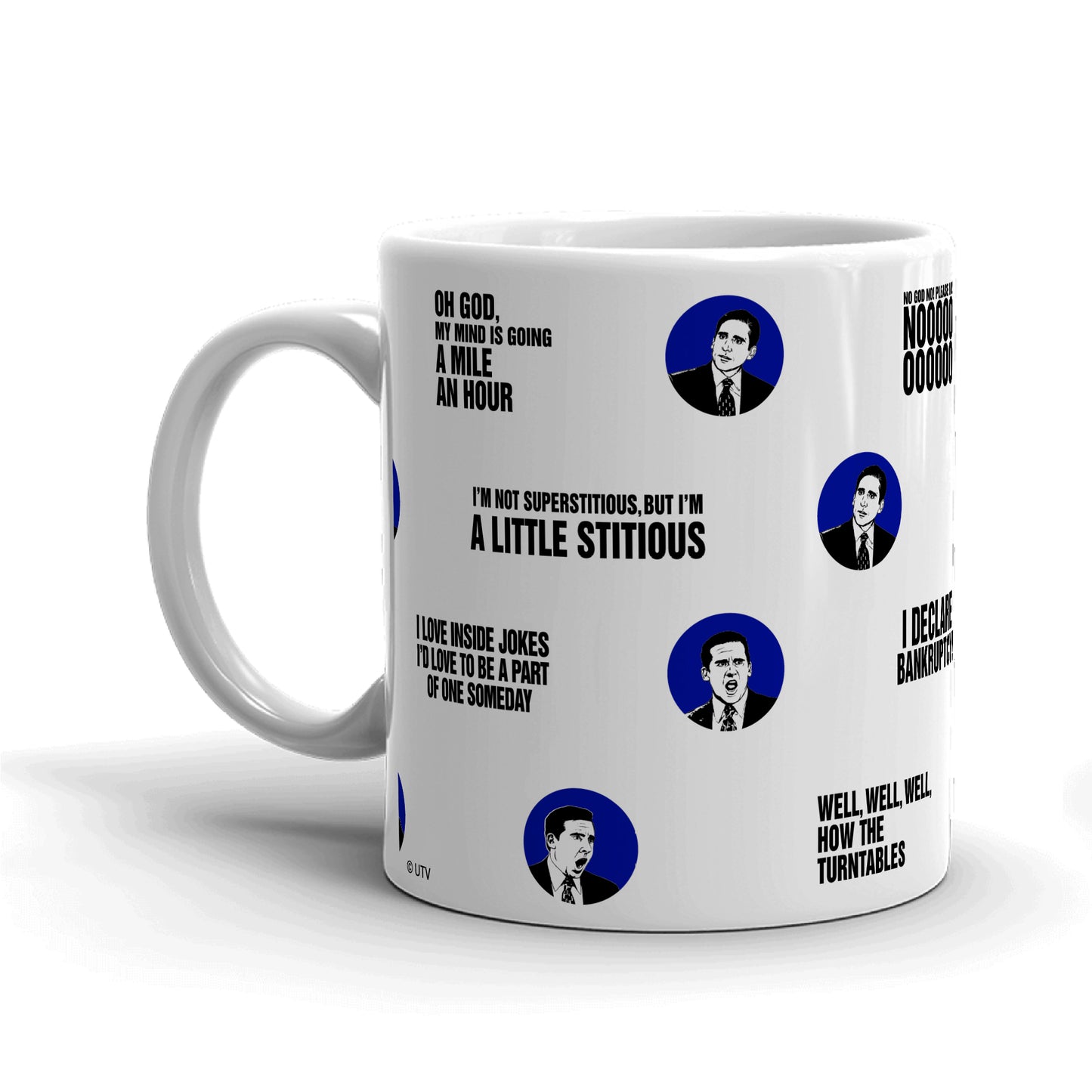 The Office Michael Quotes White Mug