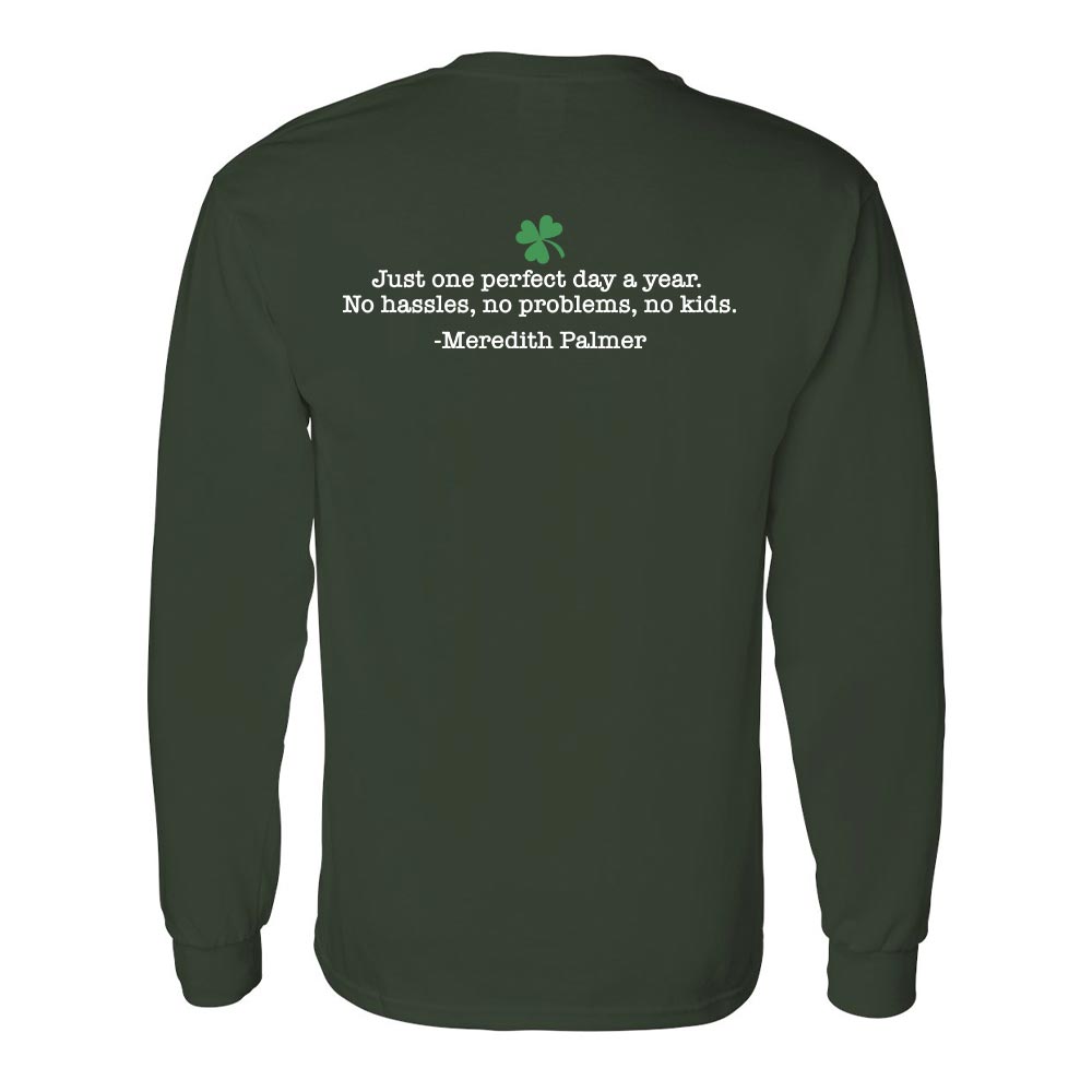 The Office Meredith's Perfect St. Patrick's Day Adult Long Sleeve T-Shirt