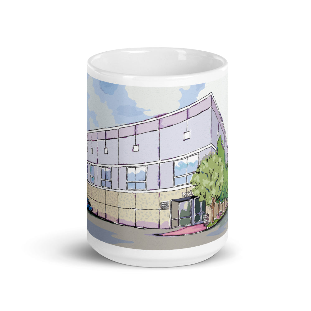 The Office Pam's Water Color White Mug