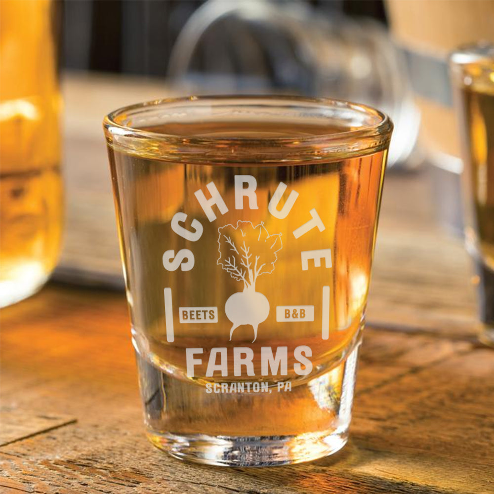 The Office Schrute Farms Shot Glass
