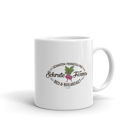The Office Schrute Farms Bed & Breakfast White Mug