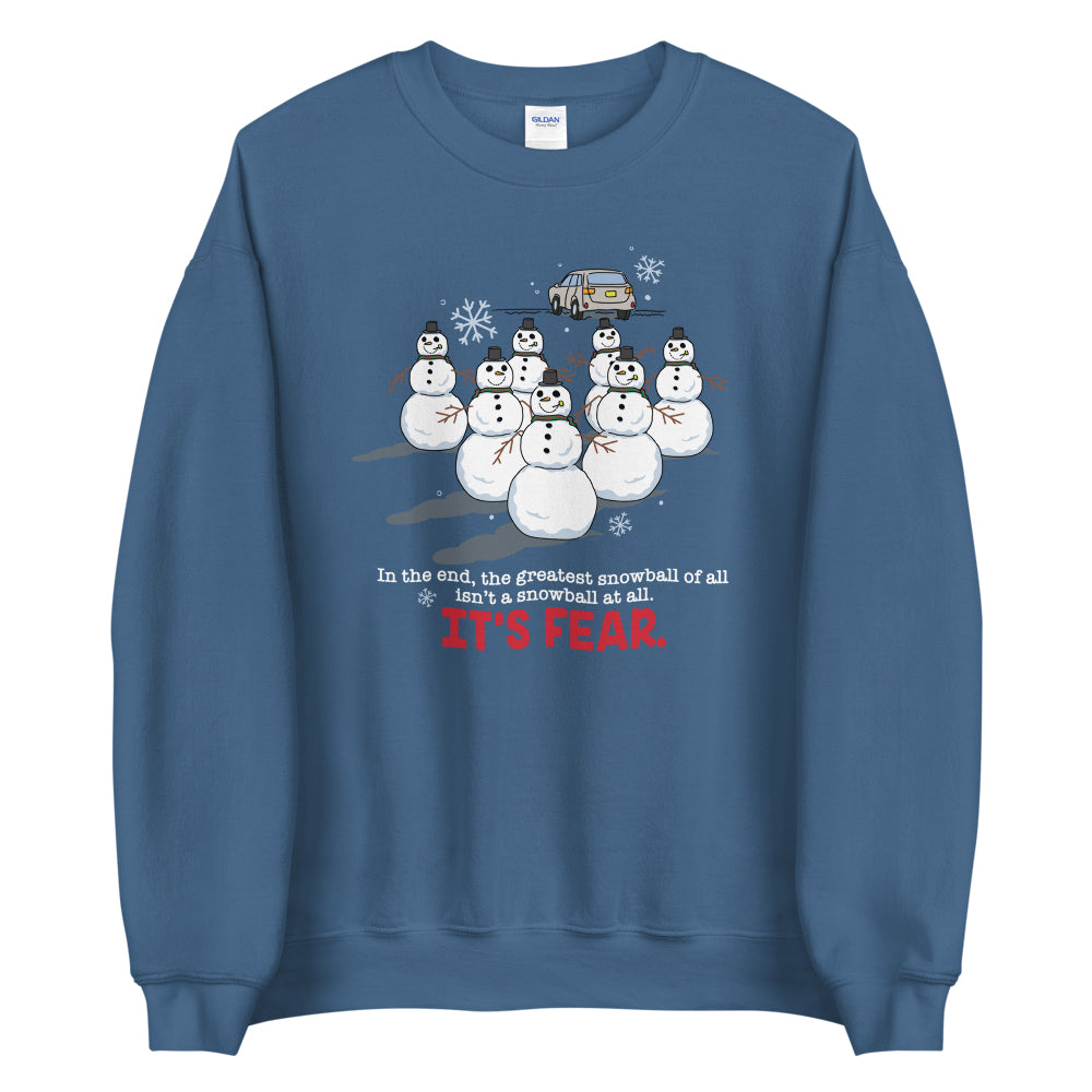 The Office Greatest Snowball Fleece Crewneck Sweatshirt