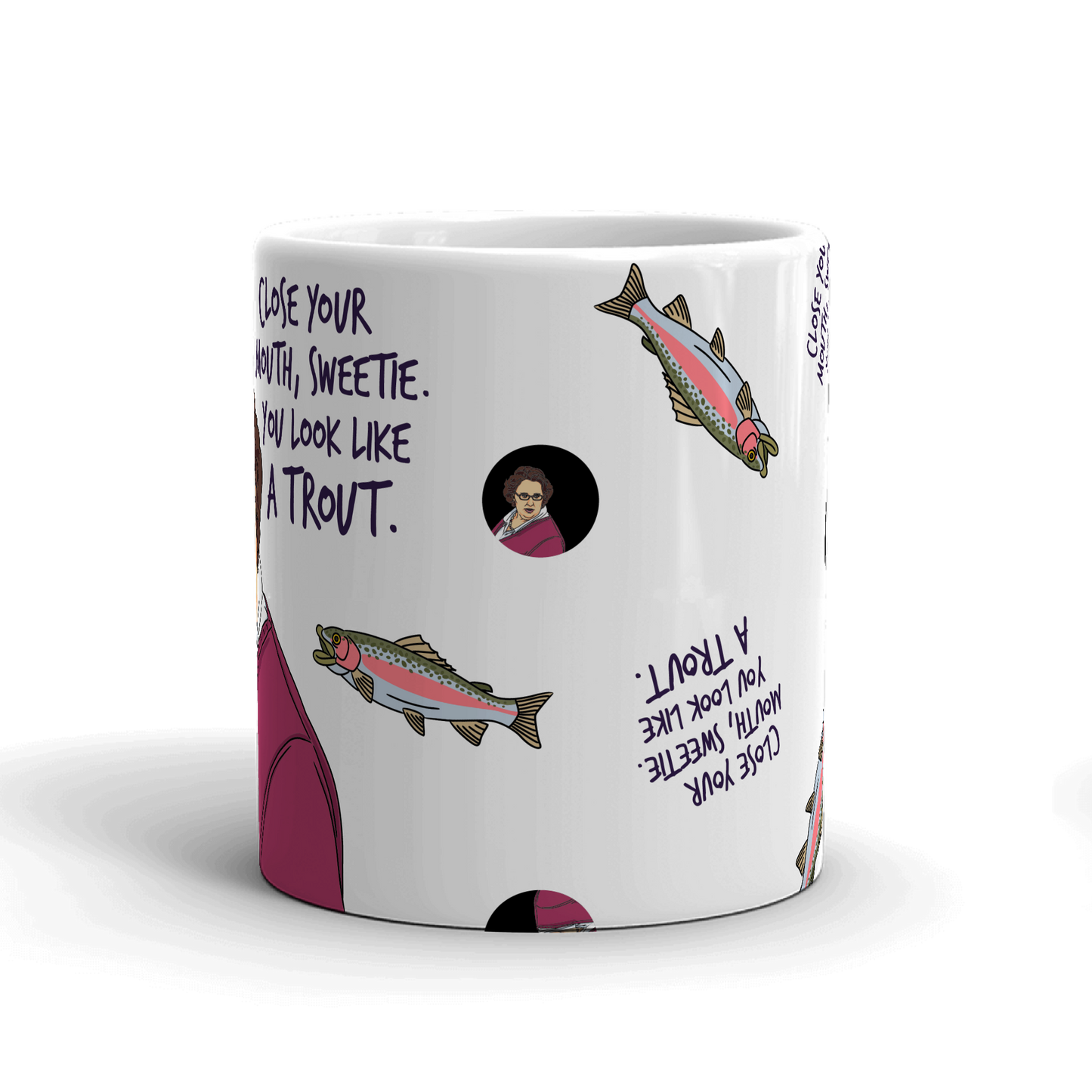 The Office Trout White Mug